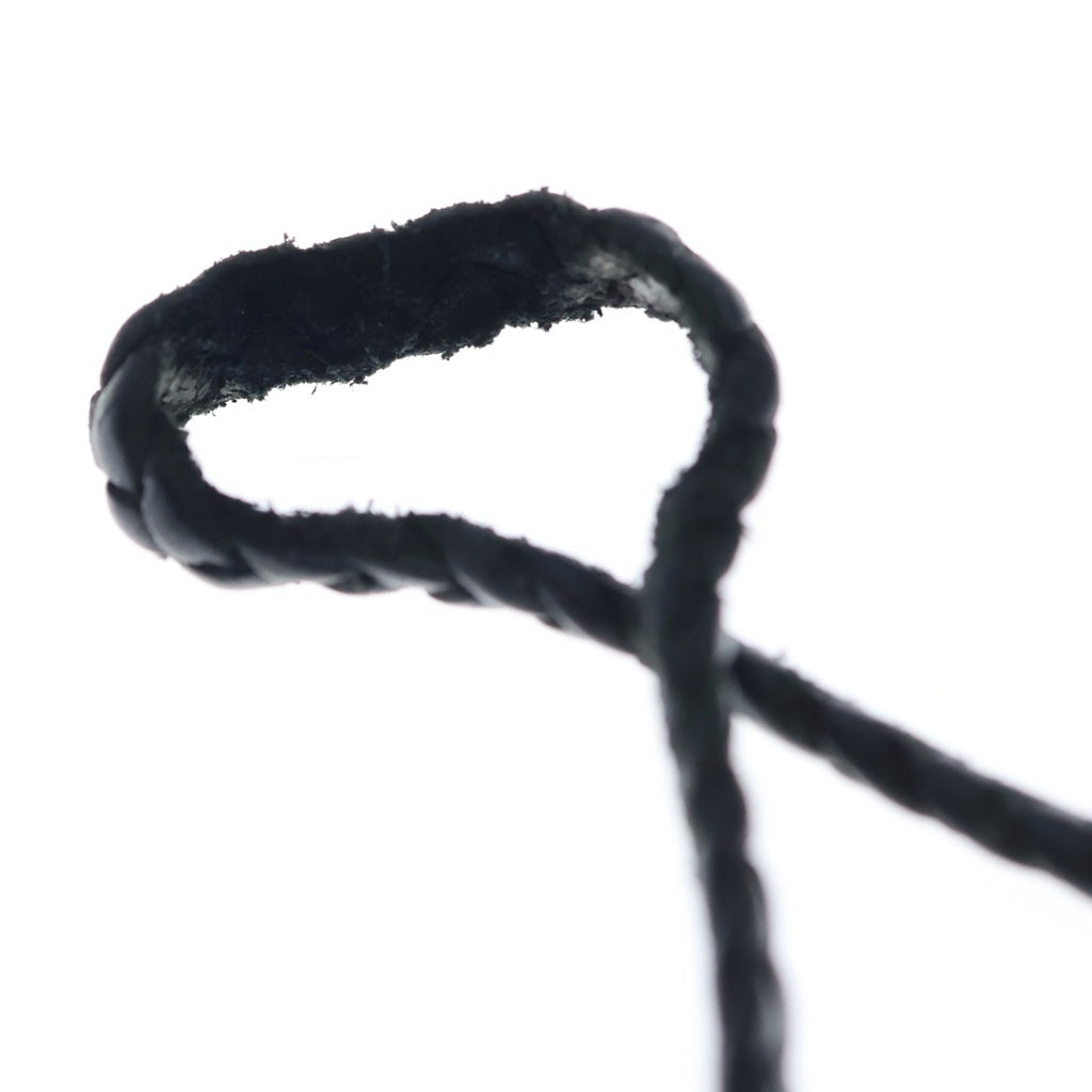 CHROME HEARTS(クロムハーツ) EATHER BRAID スクロールレザーブレード シルバーネックレス