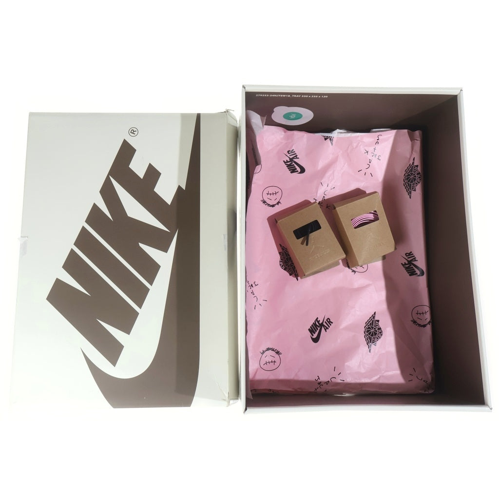 NIKE(ナイキ) ×TRAVIS SCOTT WMNS AIR JORDAN 1 LOW OG Medium Olive DZ4137-106 トラヴィススコット エアジョーダン1 ローカットスニーカー オリーブ US11/29.0cm