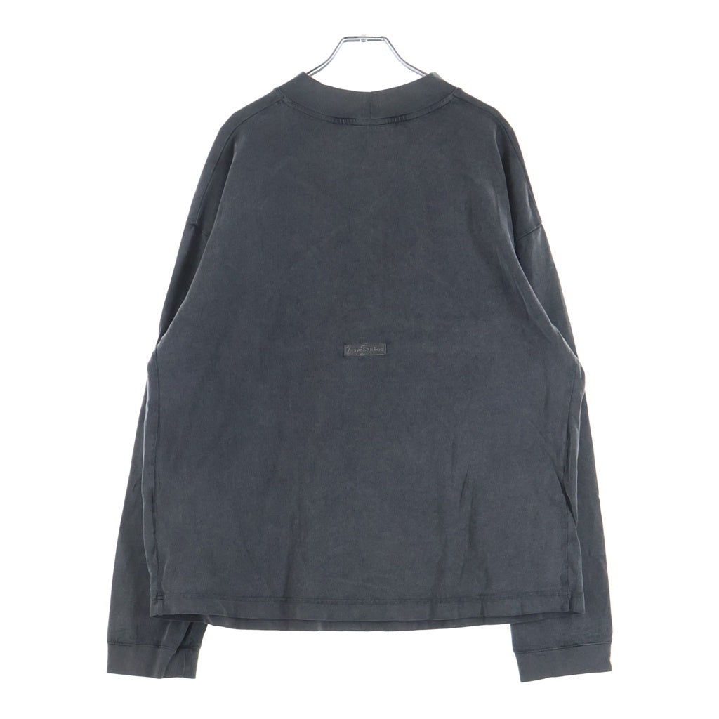 Acne Studios(アクネ ストゥディオズ) Relax Rubber L/S T-Shirt リラックスラバーロゴ 長袖Tシャツ ロンT グレー FN-UX-TSHI000020 CL0220-