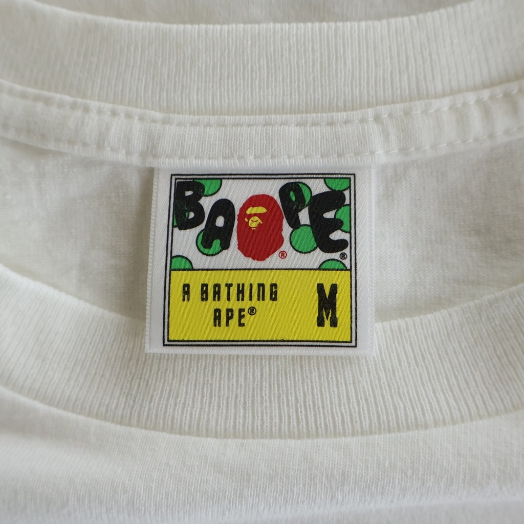 A BATHING APE(アベイシングエイプ) ×Dragon Ball Z Baby Milo T-Shirt ドラゴンボールZ ベビーマイロ 半袖Tシャツ ホワイト 002TEI231916C