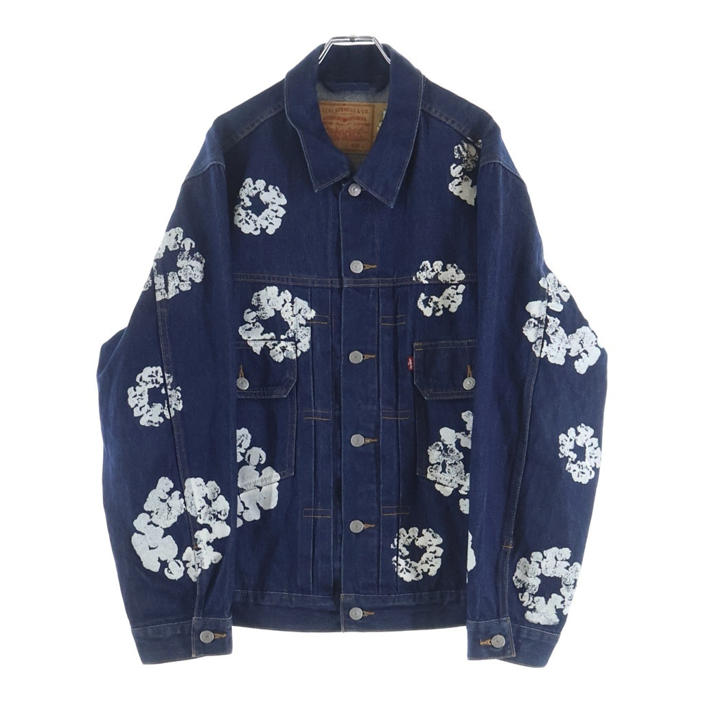 DENIM TEARS(デニムティアーズ) ×Levi's Denim Jacket リーバイス 花柄デニムジャケット インディゴ PC9-A2318-0005
