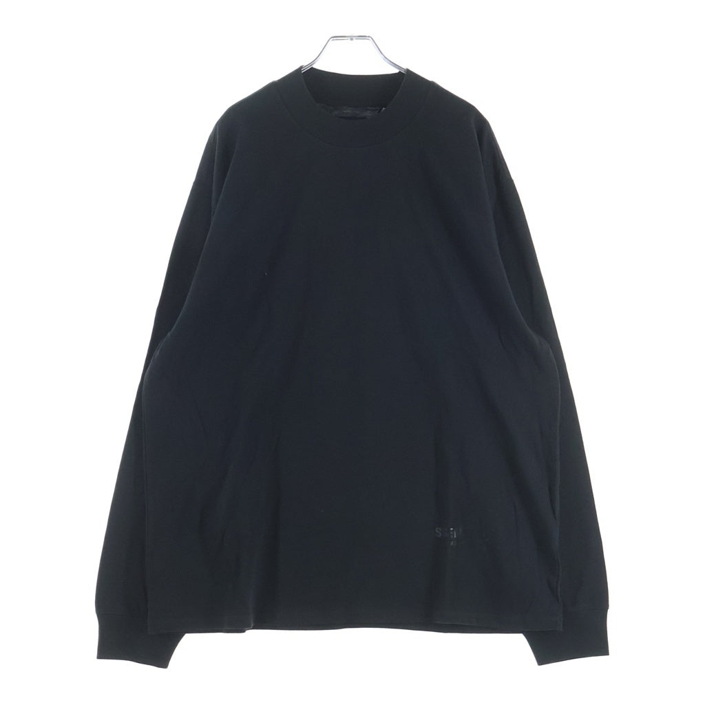 FEAR OF GOD ESSENTIALS(フィアオブゴッド エッセンシャルズ) L/S T-SHIRT バックリフレクターロゴ 長袖Tシャツ ロンT ブラック