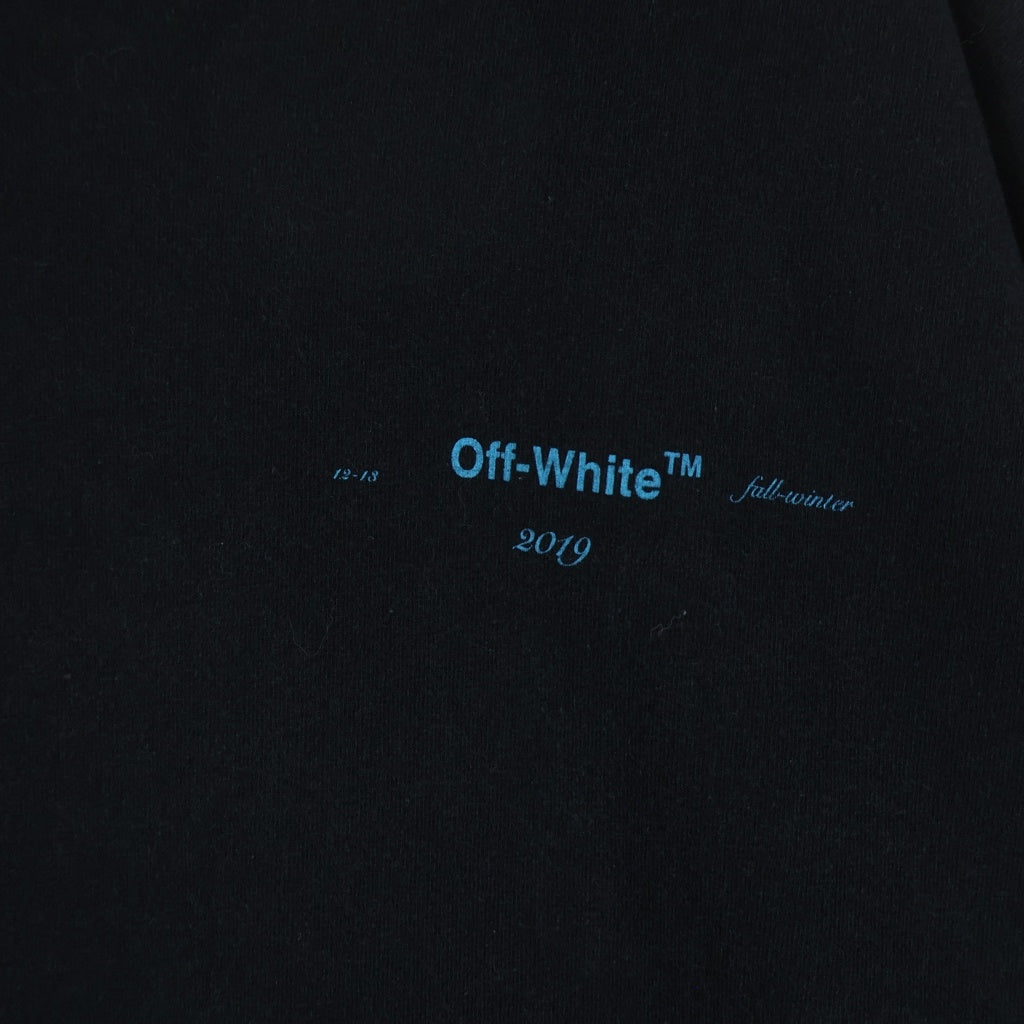 OFF-WHITE(オフホワイト) 18AW Collar Arrow T-Shirt 半袖Tシャツ ブラック OMAA038F18185005