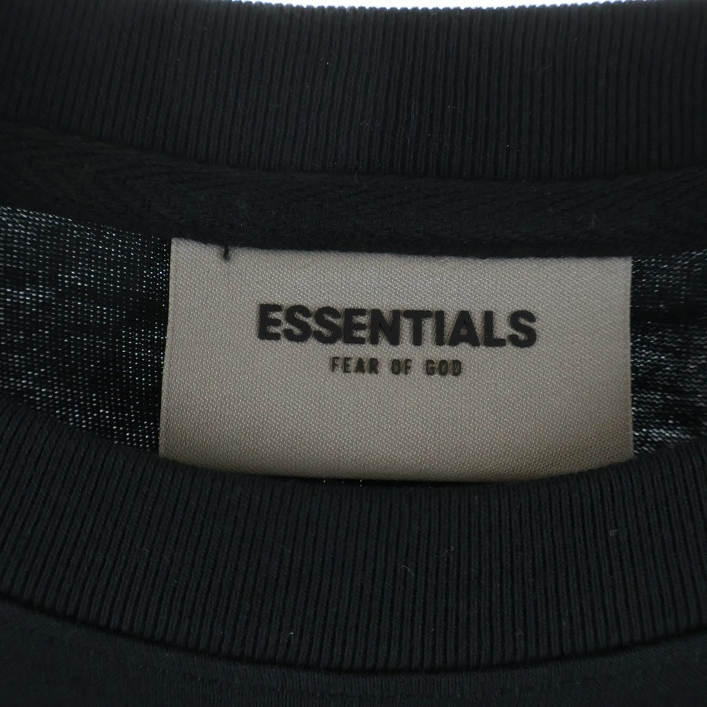 FEAR OF GOD ESSENTIALS(フィアオブゴッド エッセンシャルズ) S/S T-SHIRT バックラバーロゴ 半袖Tシャツ ブラック