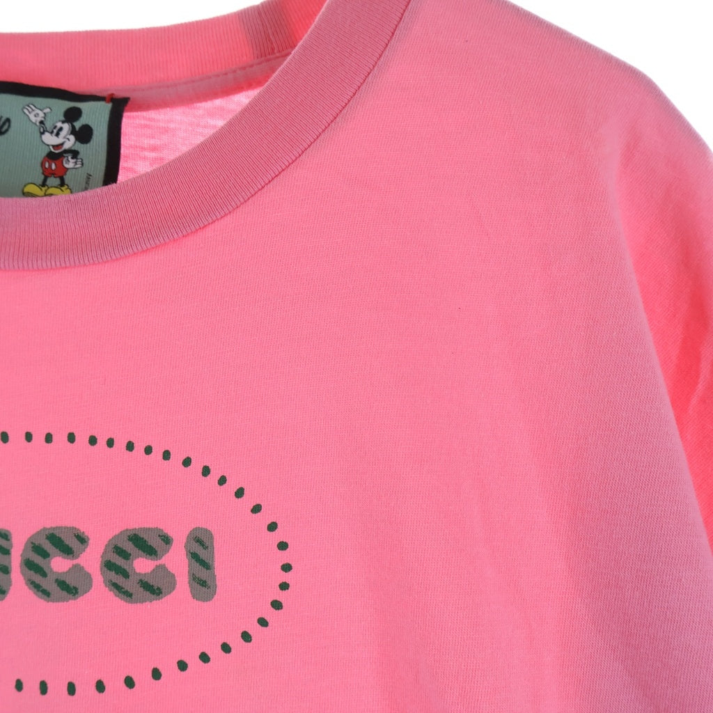 GUCCI(グッチ) ×Disney T-Shirt ディズニー 半袖Tシャツ ピンク 539081 XJB70