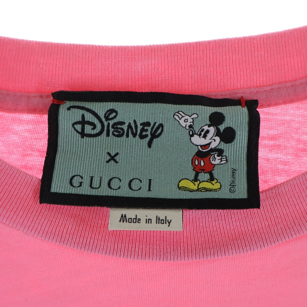 GUCCI(グッチ) ×Disney T-Shirt ディズニー 半袖Tシャツ ピンク 539081 XJB70
