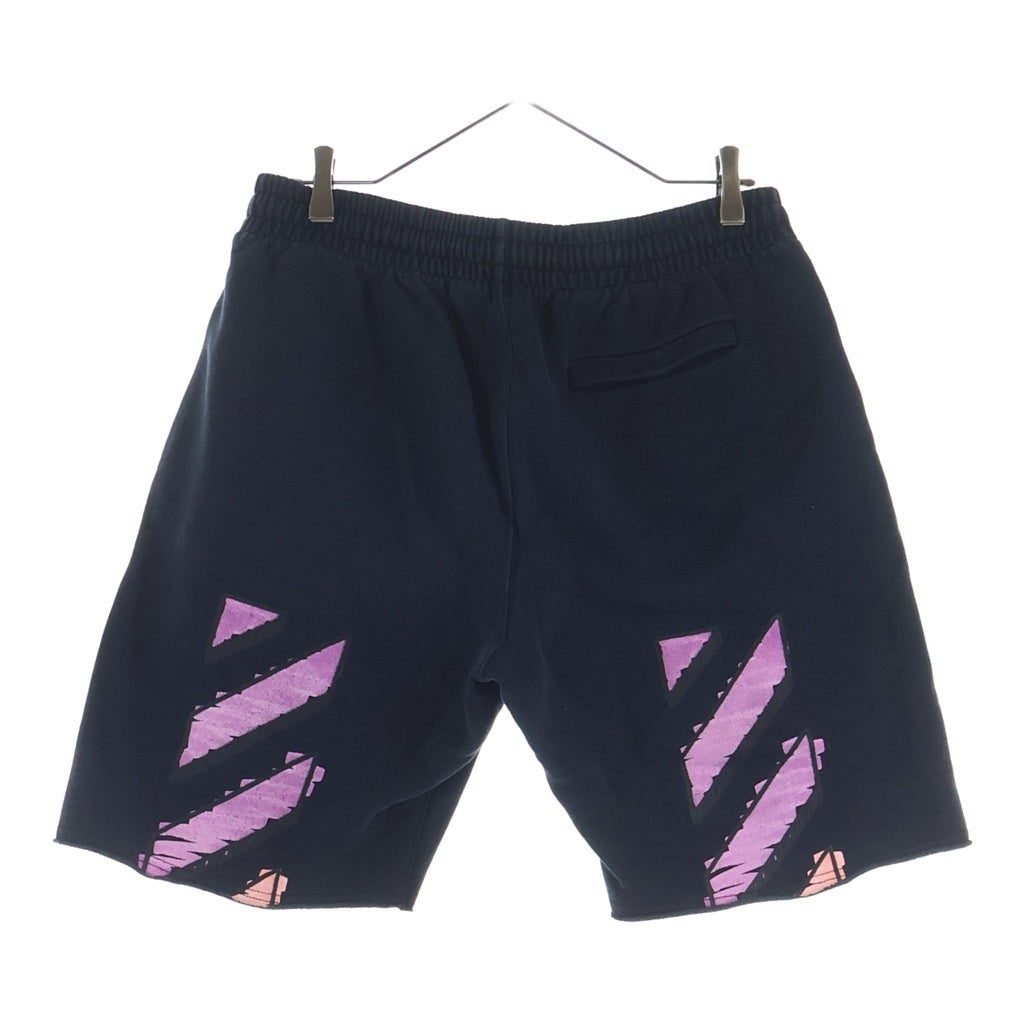OFF-WHITE(オフホワイト) 21SS Marker Sweat Shorts スウェットハーフパンツ ショーツ ブラック OMCI006R21FLE002