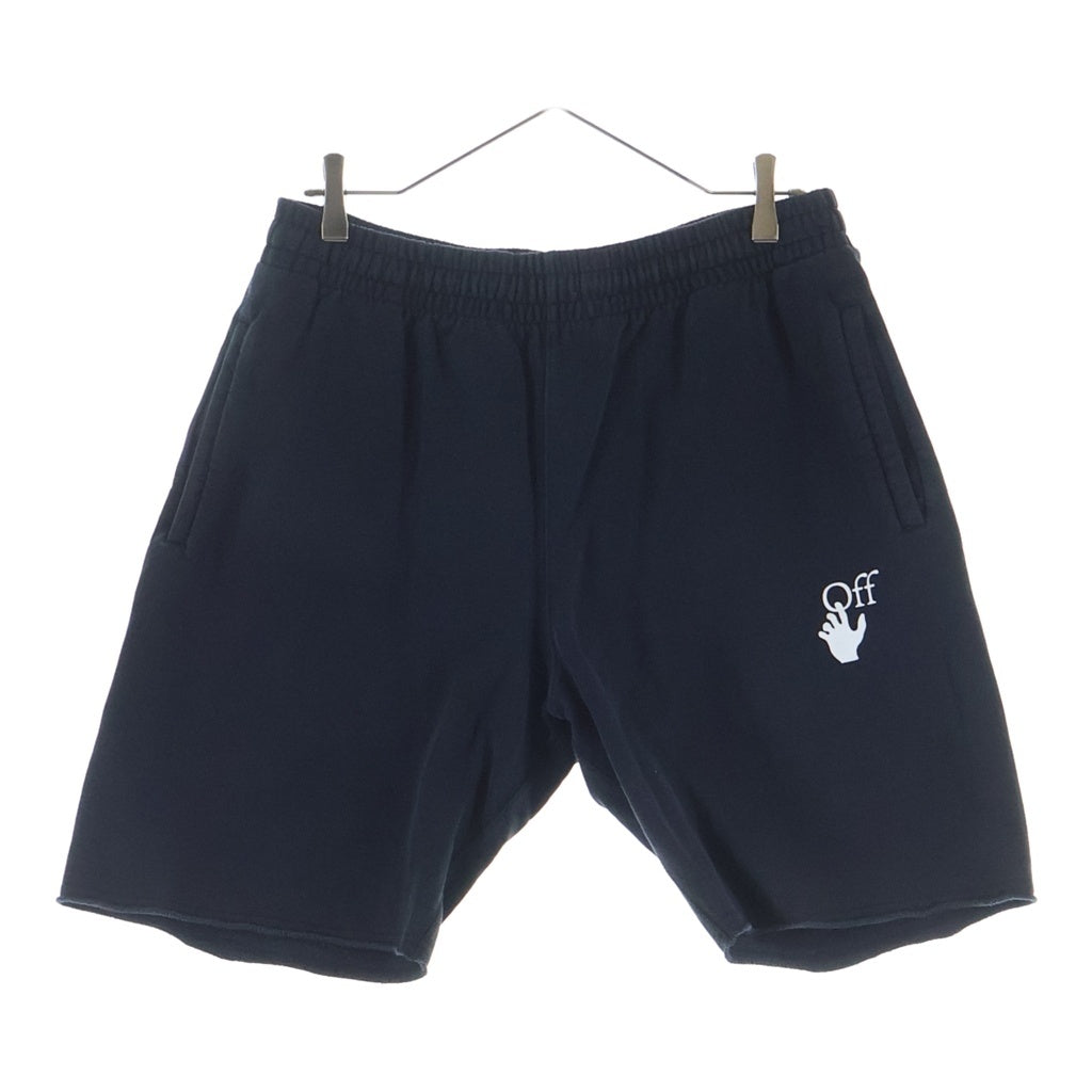 OFF-WHITE(オフホワイト) 21SS Marker Sweat Shorts スウェットハーフパンツ ショーツ ブラック OMCI006R21FLE002