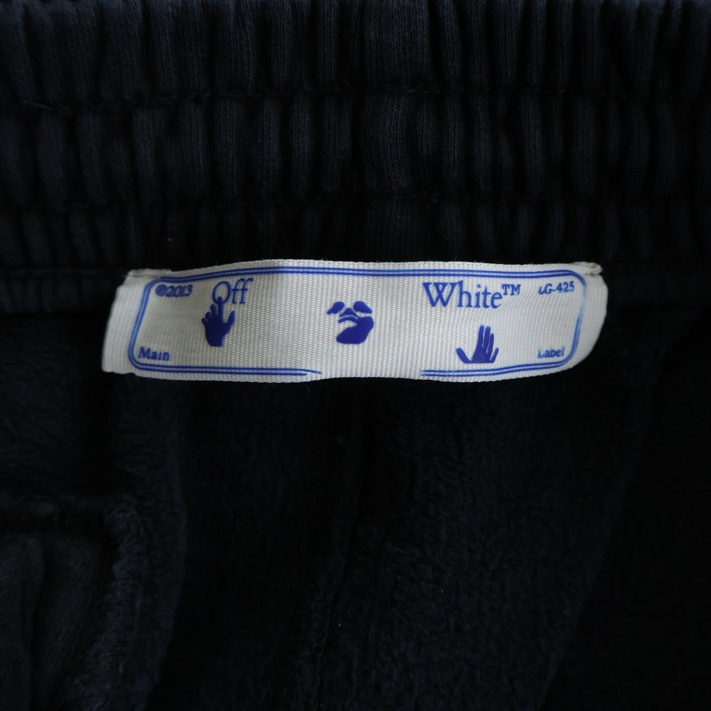 OFF-WHITE(オフホワイト) 21SS Marker Sweat Shorts スウェットハーフパンツ ショーツ ブラック OMCI006R21FLE002