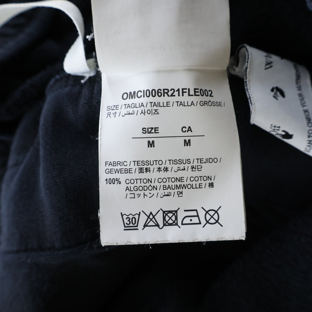 OFF-WHITE(オフホワイト) 21SS Marker Sweat Shorts スウェットハーフパンツ ショーツ ブラック OMCI006R21FLE002