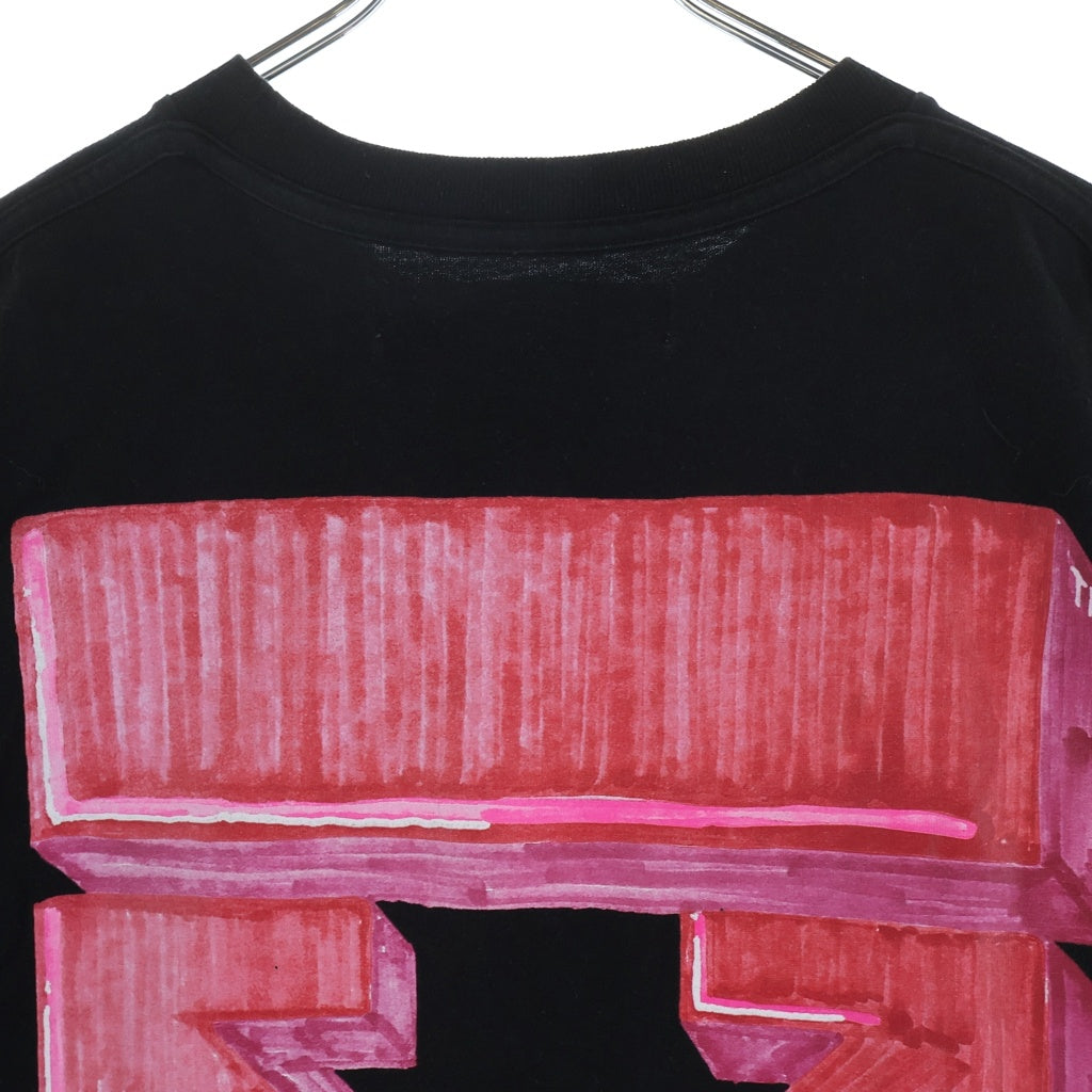OFF-WHITE(オフホワイト) 20AW Markers Over T-Shirt 半袖Tシャツ ブラック OMAA038E20JER002