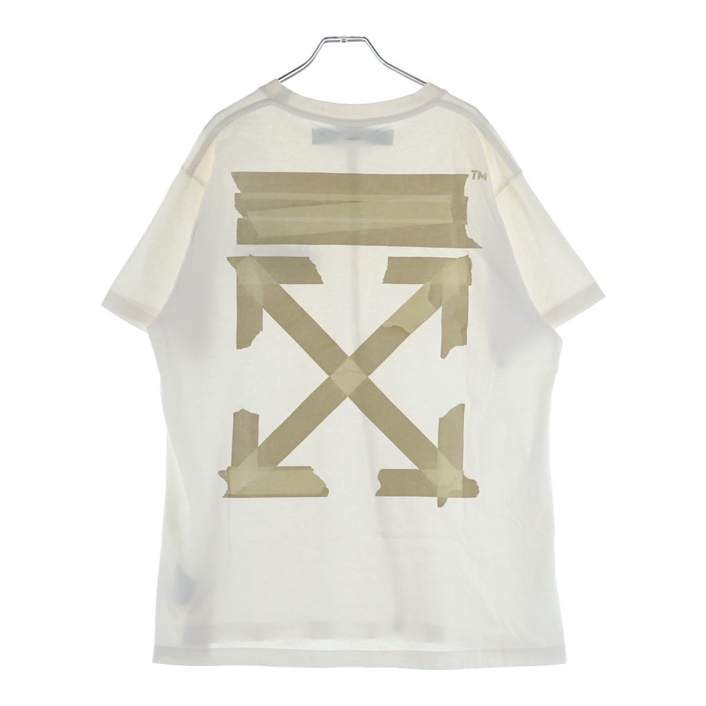 OFF-WHITE(オフホワイト) 20SS Tape Arrow T-Shirt 半袖Tシャツ ホワイト OMAA038R20185002