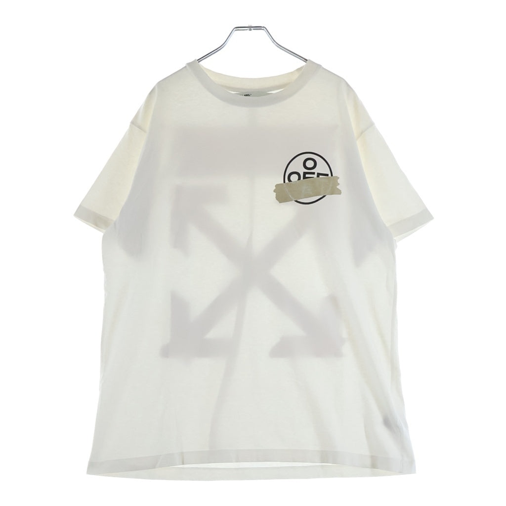 OFF-WHITE(オフホワイト) 20SS Tape Arrow T-Shirt 半袖Tシャツ ホワイト OMAA038R20185002