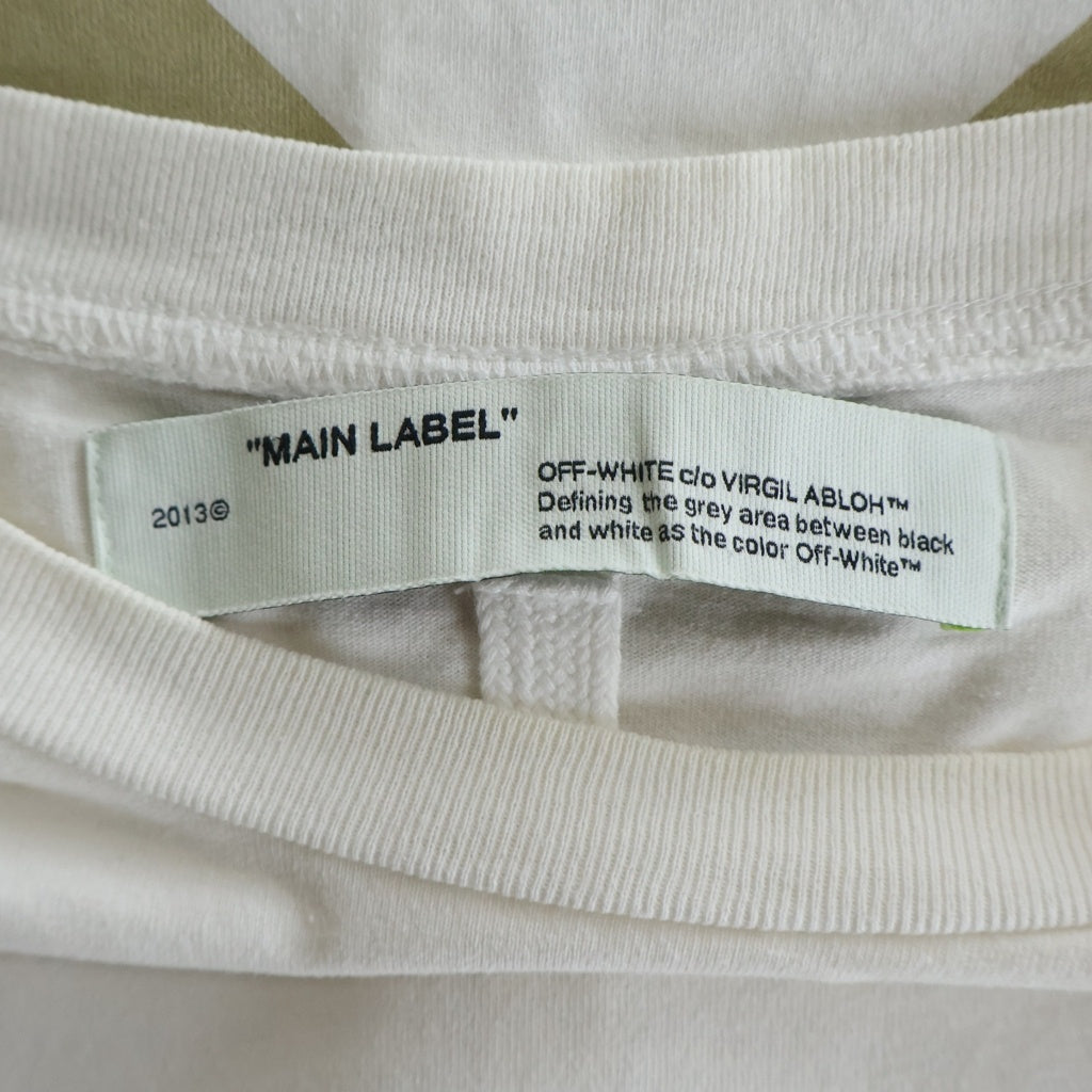 OFF-WHITE(オフホワイト) 20SS Tape Arrow T-Shirt 半袖Tシャツ ホワイト OMAA038R20185002