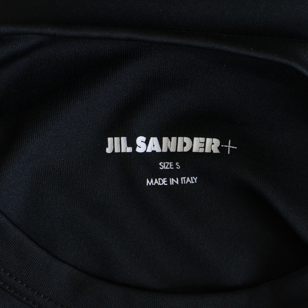 JIL SANDER +(ジルサンダープラス) T-Shirt ロゴプリント 半袖Tシャツ ストレッチシャツ ブラック JPUU783506