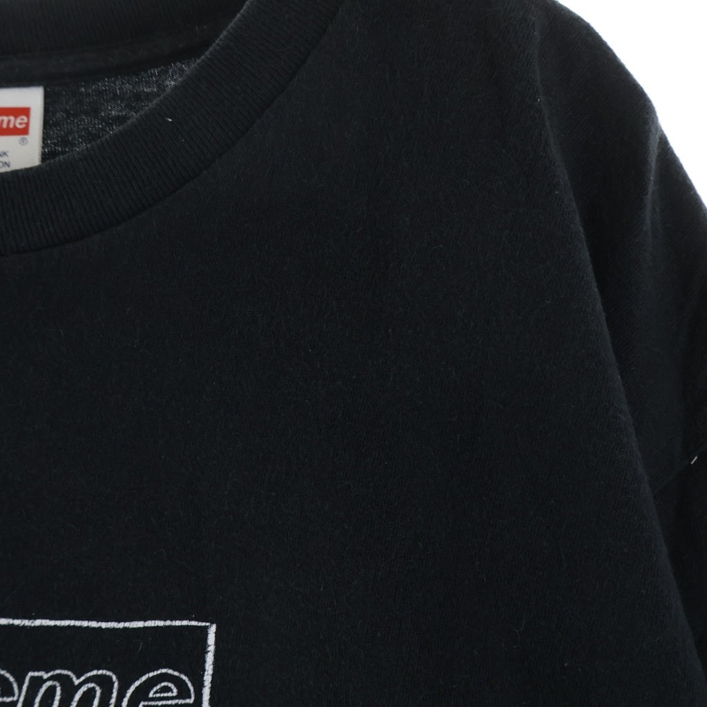 SUPREME(シュプリーム) 21SS Kaws Chalk Box Logo Tee カウズ チョークボックスロゴ 半袖Tシャツ ブラック