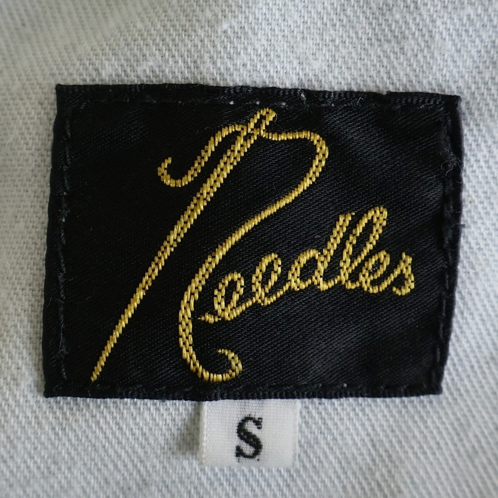 Needles(ニードルス) 23AW H.D Pants Jean 10oz Denim Paisley Jq NS167 ヒザデルパンツ ペイズリー柄デニムワイドパンツ インディゴ