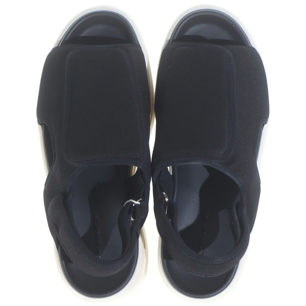 Rick Owens(リックオウエンス) DOUBLE BUMPER SANDAL ダブルバンパー サンダル ローカットシューズ ブラック DS01E3836-DO