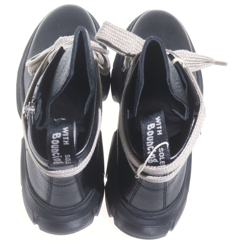 Rick Owens(リックオウエンス) ×Dr.Martens 1460 DMXL JUMBO LACE BOOT ドクターマーチン ジャンボレース ハイカットレザーブーツ ブラック 31755001