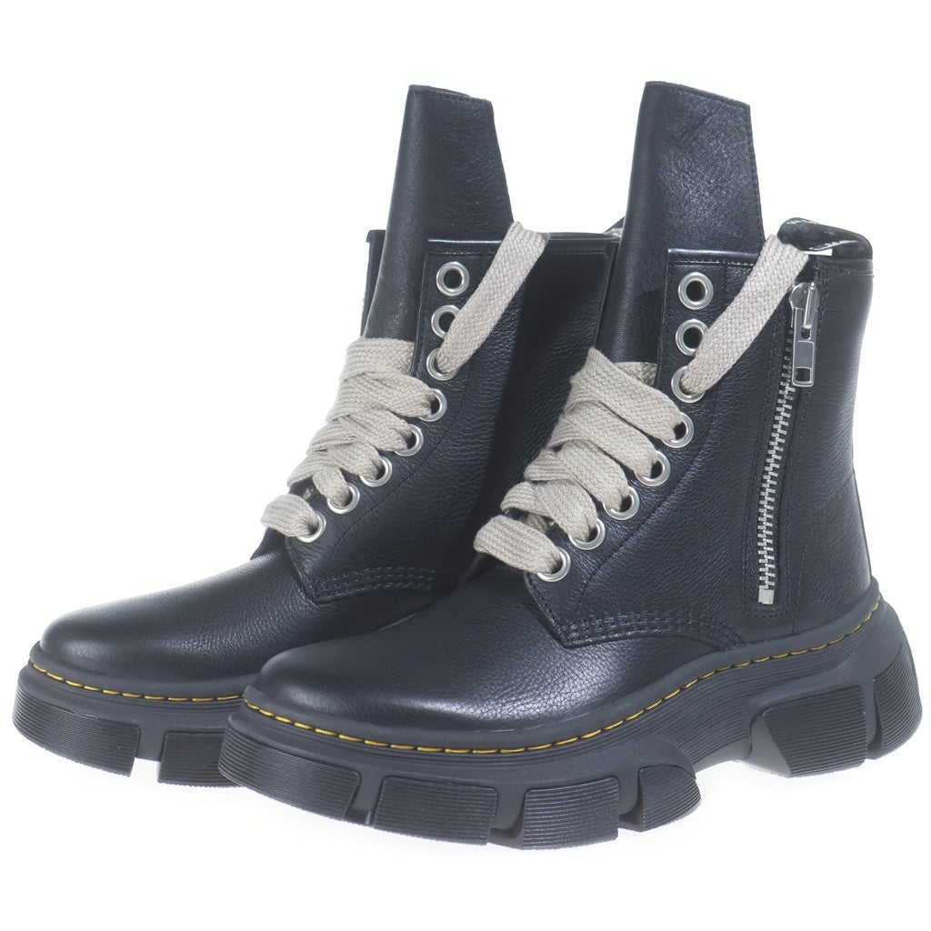 Rick Owens(リックオウエンス) ×Dr.Martens 1460 DMXL JUMBO LACE BOOT ドクターマーチン ジャンボレース ハイカットレザーブーツ ブラック 31755001