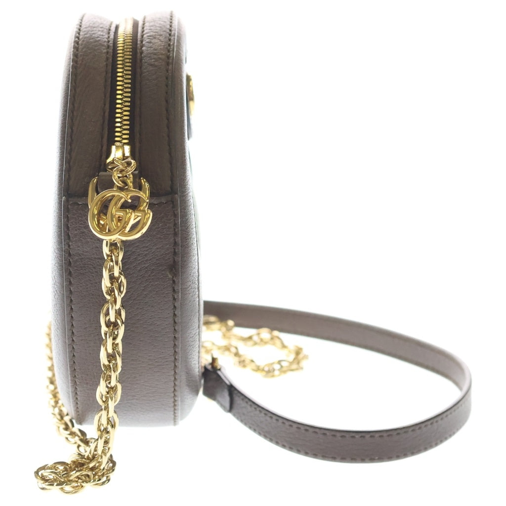 GUCCI(グッチ) オフィディア GG ミニ ラウンド ショルダーバッグ ベージュ 550618 レディース