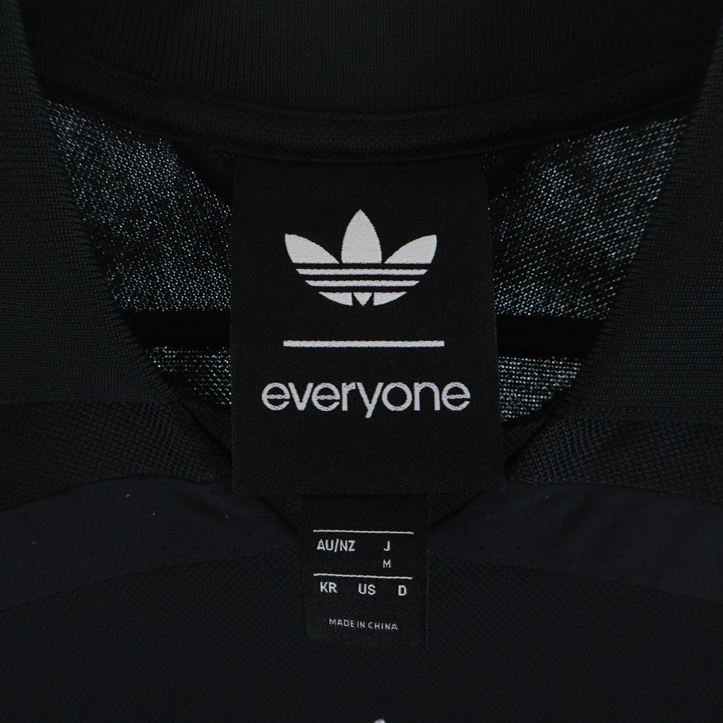 everyone(エブリワン) ×adidas JERSEY アディダス 半袖ポロシャツ ブラック KR6708