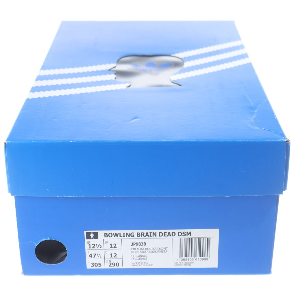 adidas(アディダス) ×Dover Street Market ×Brain Dead Bowling ドーバーストリートマーケット ブレインデッド ボウリング ローカットシューズ ブラック US12.5/30.5cm JP9838