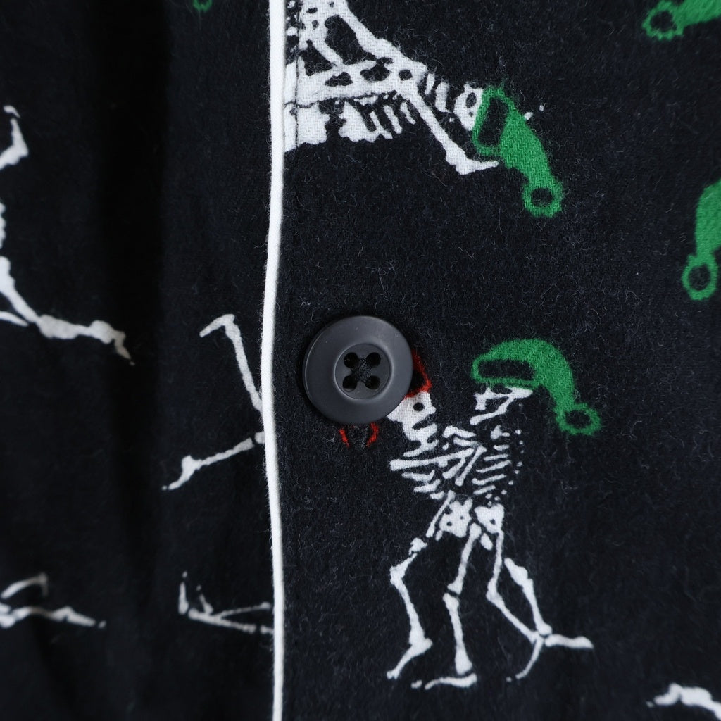 SUPREME(シュプリーム) 25AW Hanes Holiday Pajama Set ヘインズ ホリデー パジャマセット 長袖シャツ パンツ ブラック