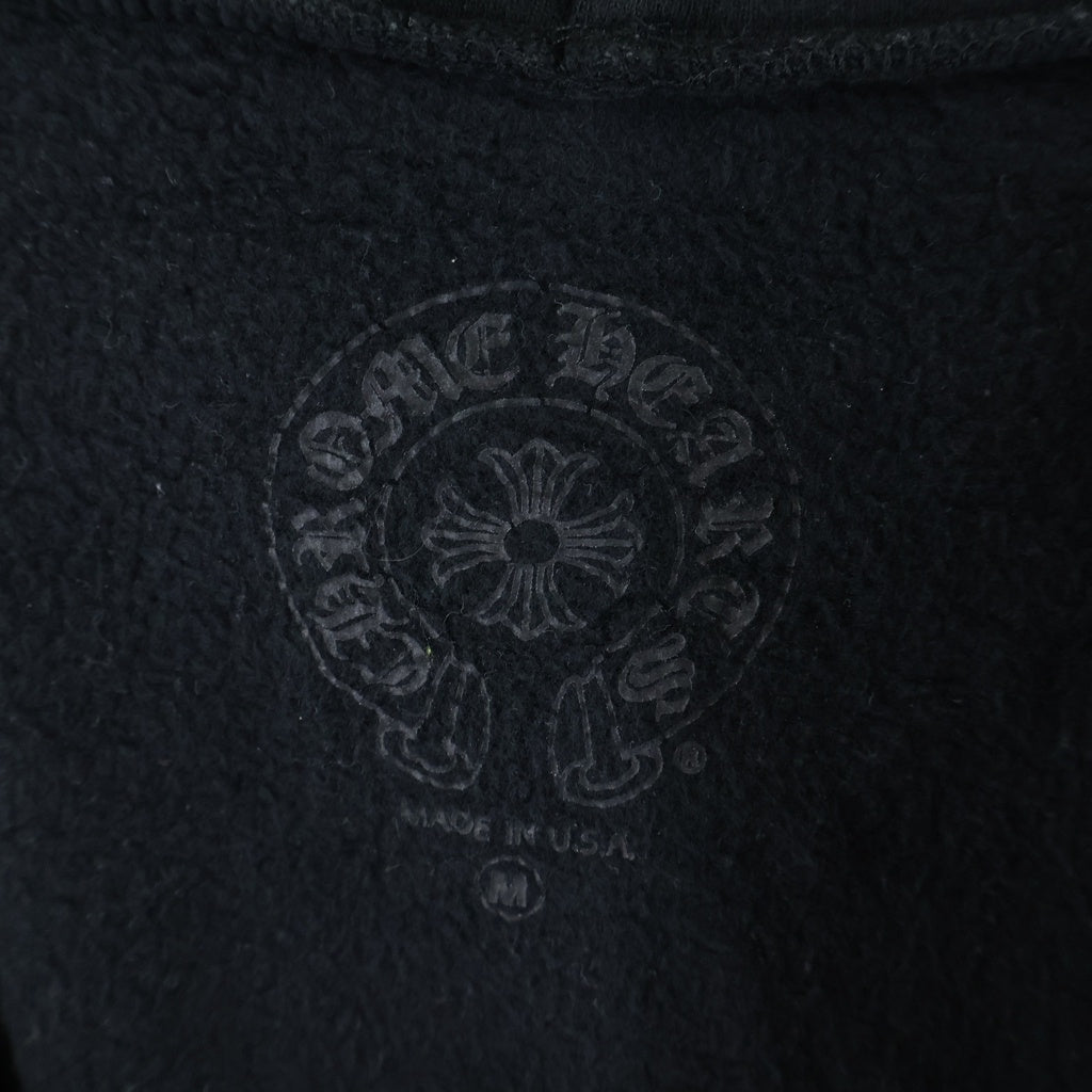 CHROME HEARTS(クロムハーツ) SWTSHRT HD ZIP 東京限定バックホースシュープリントダガージップパーカー フーディ ブラック