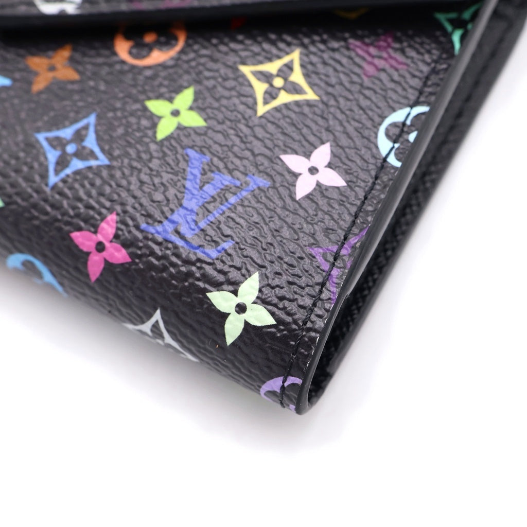 LOUIS VUITTON(ルイヴィトン) マルチモノグラム ポルトフォイユ ヴィクトリーヌ 三つ折り財布 M14163 ブラック