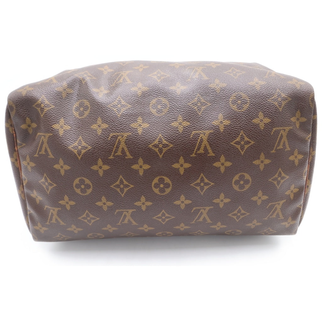LOUIS VUITTON(ルイヴィトン) モノグラム スピーディ30 PVC レザー ハンドバッグ ブラウン M41526 M41526 レディース