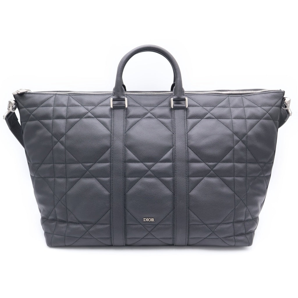 DIOR(ディオール) WEEKENDER 40 ウィークエンダー マキシカナージュ ボストンバッグ ブラック 1ESDU134MNE00NU