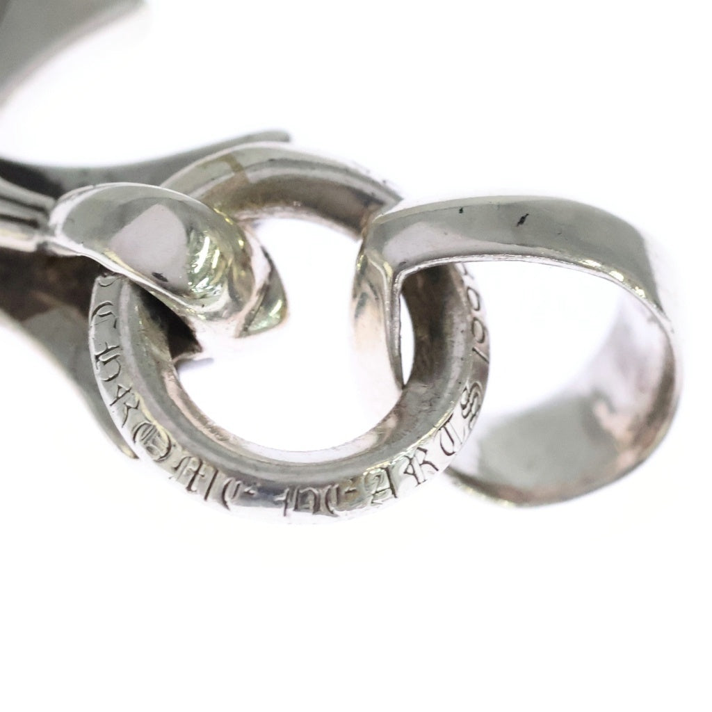 CHROME HEARTS(クロムハーツ) CH CRS SML W/BALE Wベイル スモールCHクロス ペンダントトップ シルバー BCA218