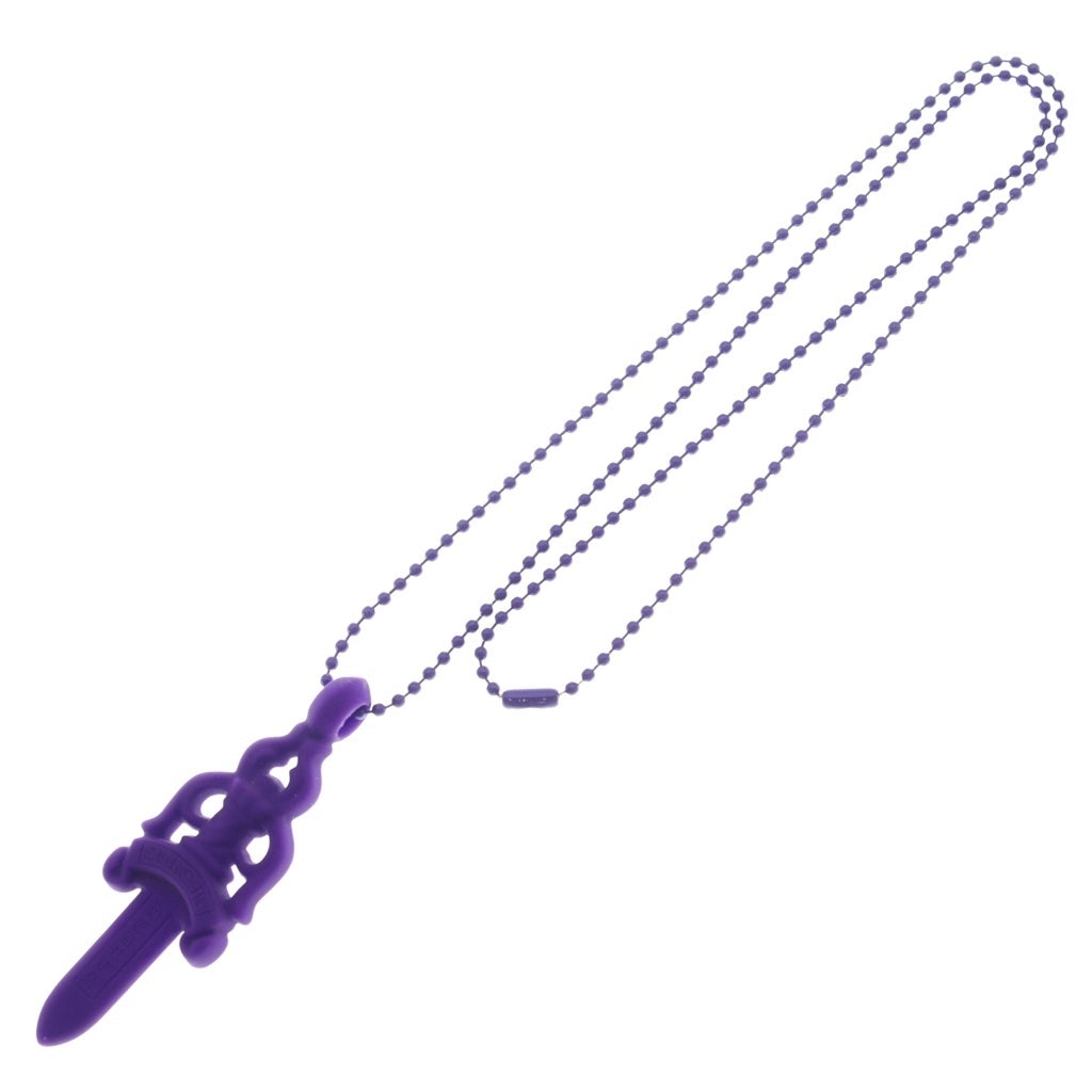 CHROME HEARTS(クロムハーツ) RUBBER LARGE DAGGER ラバーラージダガー シリコンネックレス パープル