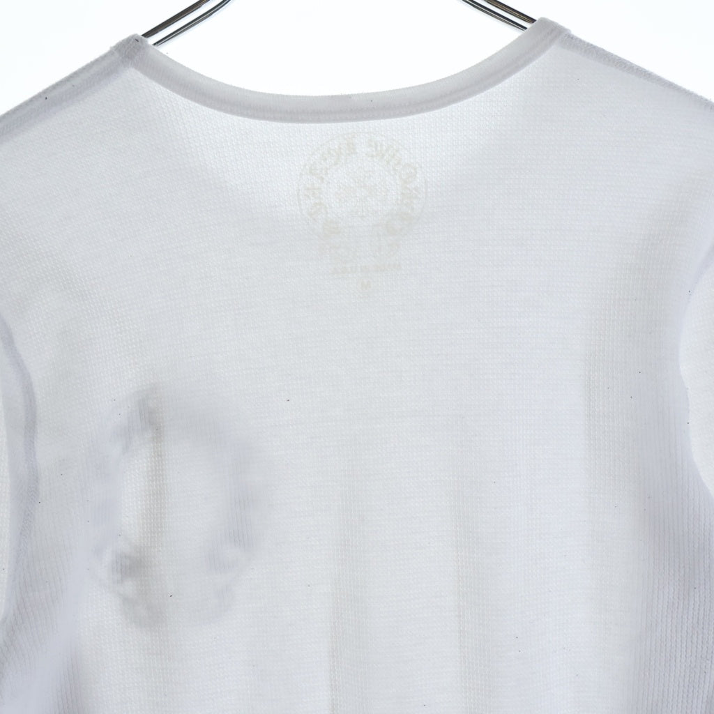 CHROME HEARTS(クロムハーツ) Thermal L S 袖フローラルプリントサーマル長袖カットソー ホワイト