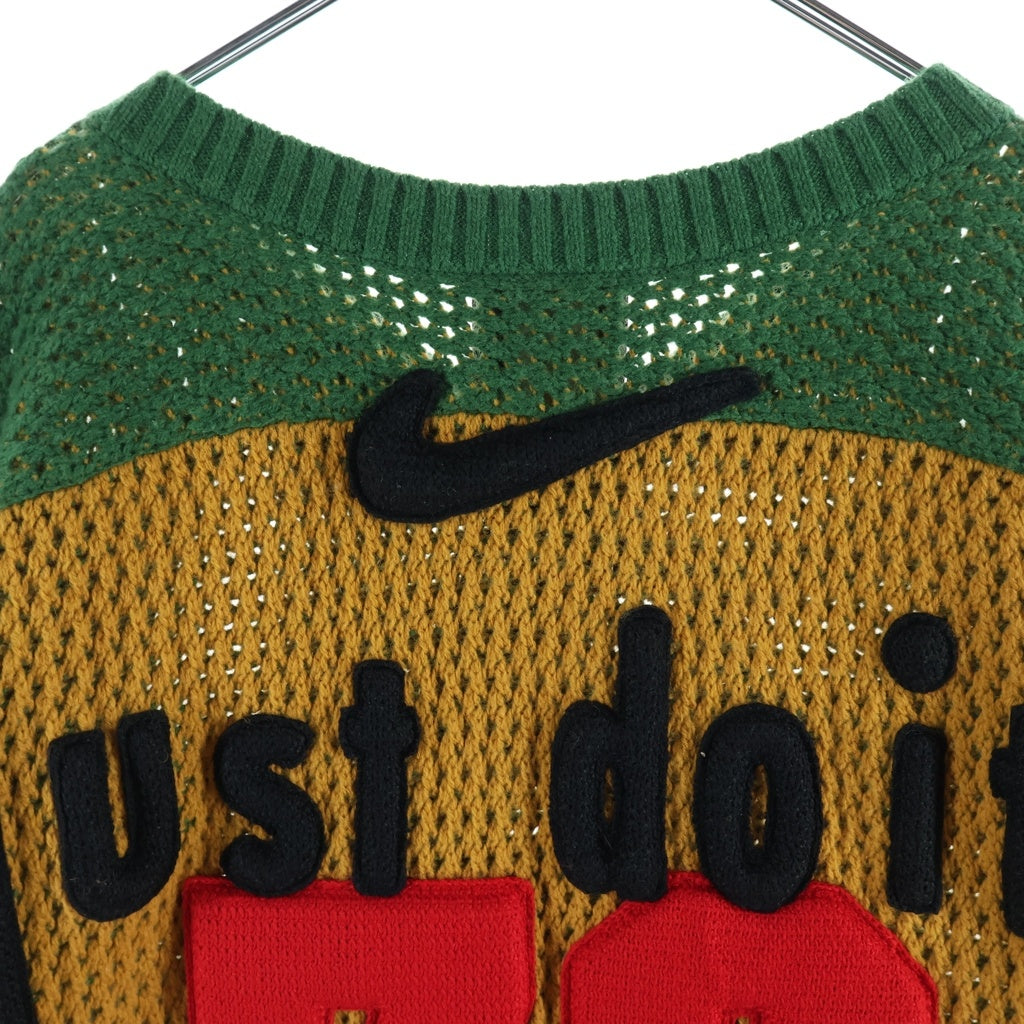 NIKE(ナイキ) xCPFM Crochet Hockey Sweater Chutney HJ5891-712 xカクタスプラントフリーマーケット クロシェ ホッケー セーター イエロー/グリーン HJ5891-712