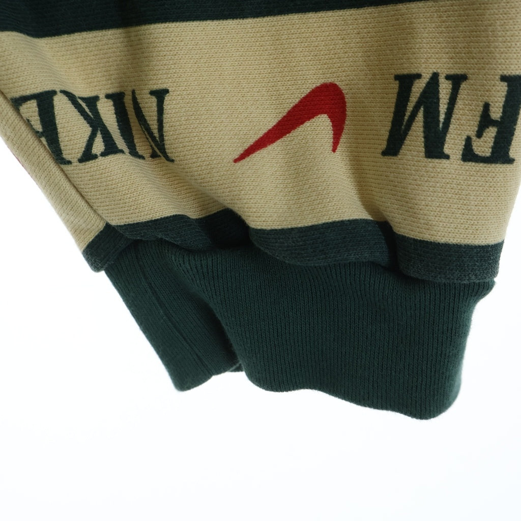 NIKE(ナイキ) 21SS xCPFM Longsleeve Polo DA2592-397 xカクタスプラントフリーマーケット 襟付き ポロ ロングスリーブカットソー グリーン/ベージュ