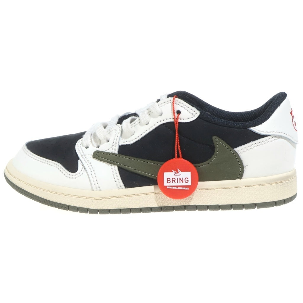 NIKE(ナイキ) ×TRAVIS SCOTT WMNS AIR JORDAN 1 LOW OG DZ5909-106 トラヴィススコット ウィメンズ エアジョーダン1 ローカットスニーカー マルチ 3Y/22.0cm