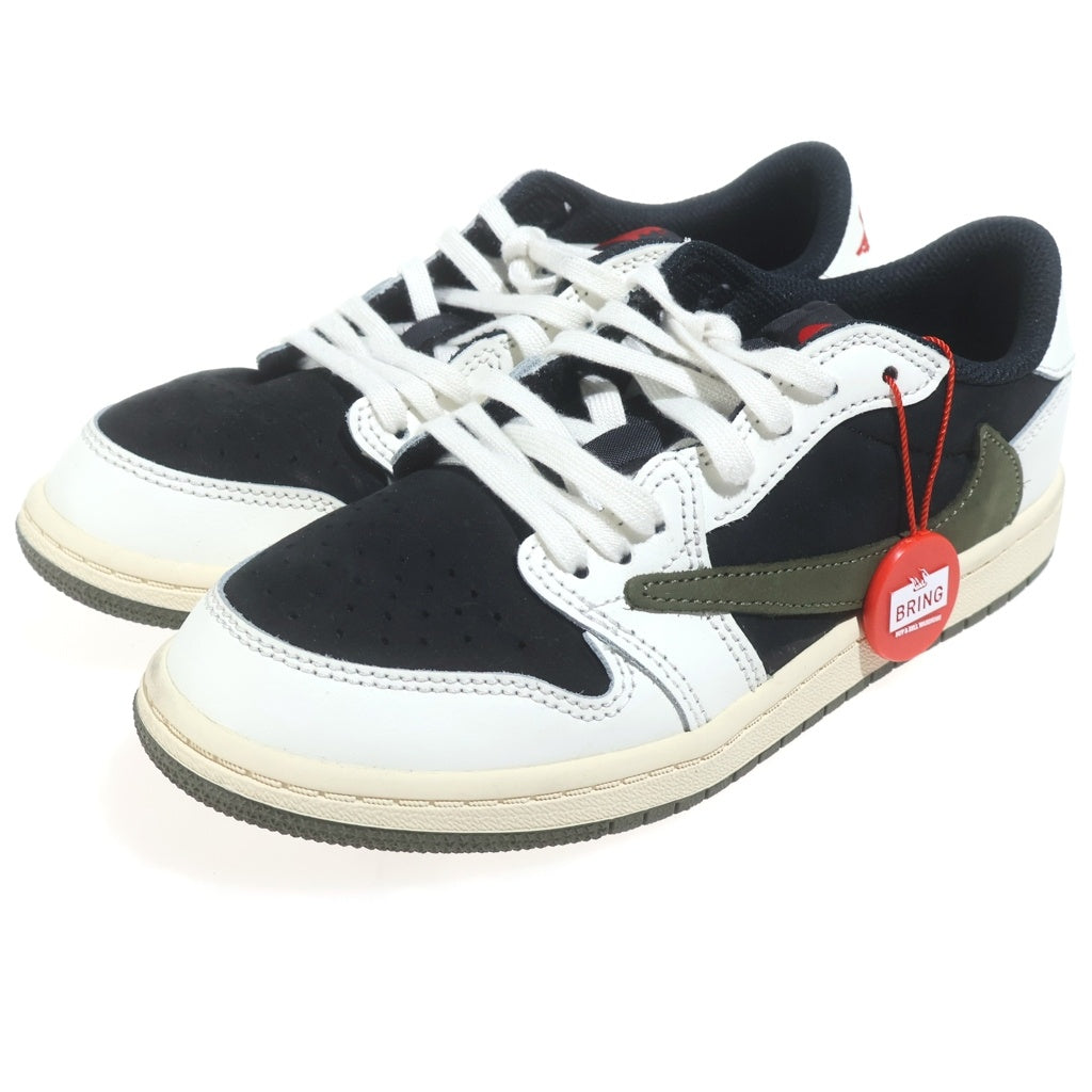 NIKE(ナイキ) ×TRAVIS SCOTT WMNS AIR JORDAN 1 LOW OG DZ5909-106 トラヴィススコット ウィメンズ エアジョーダン1 ローカットスニーカー マルチ 3Y/22.0cm