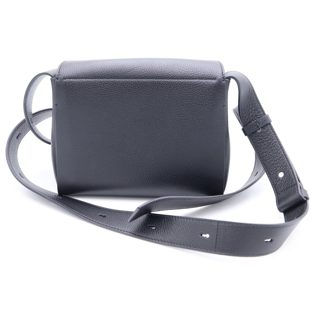 JIL SANDER(ジルサンダー) ENVELOPE MESSENGER MINI エンベロープ メッセンジャー ミニ ショルダーバッグ ブラック レディース