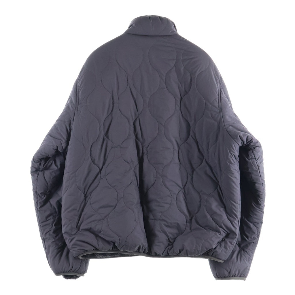 STUSSY(ステューシー) キルティング フリース リバーシブルジャケット グレー