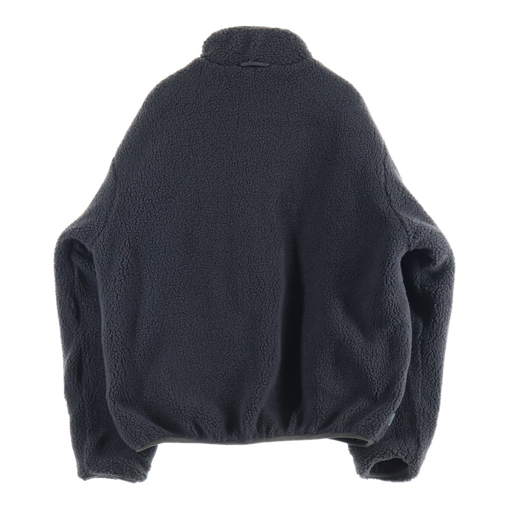STUSSY(ステューシー) キルティング フリース リバーシブルジャケット グレー