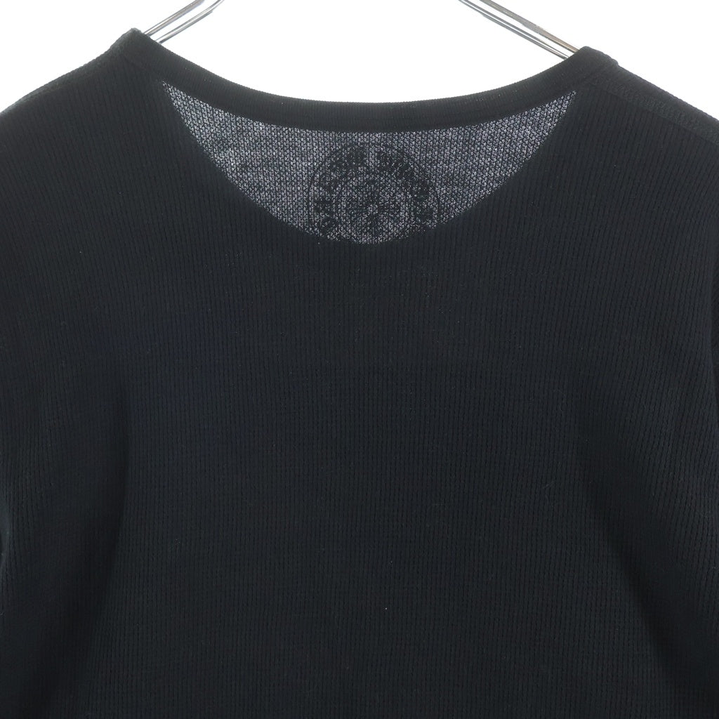 CHROME HEARTS(クロムハーツ) Horseshoe Thermal L/S Tee ホースシュー サーマル長袖Tシャツ ブラック