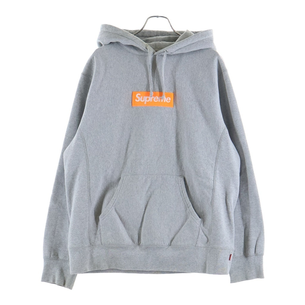 SUPREME(シュプリーム) 17AW Box Logo Hooded Sweatshirt ボックスロゴ プルオーバースウェットパーカー フーディー グレー