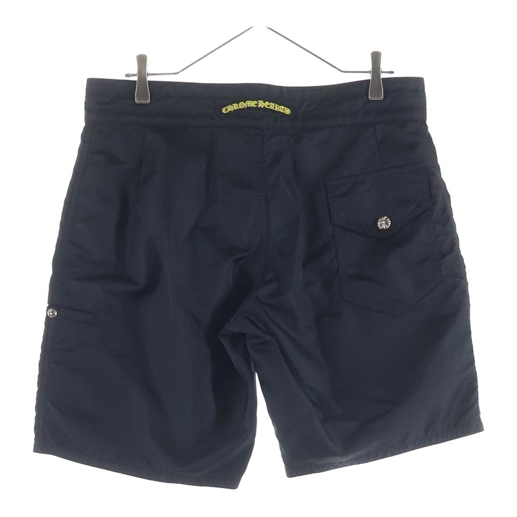 CHROME HEARTS(クロムハーツ) BRITCHES SHORTS CHパッチ ナイロンハーフパンツ ショーツ ブラック