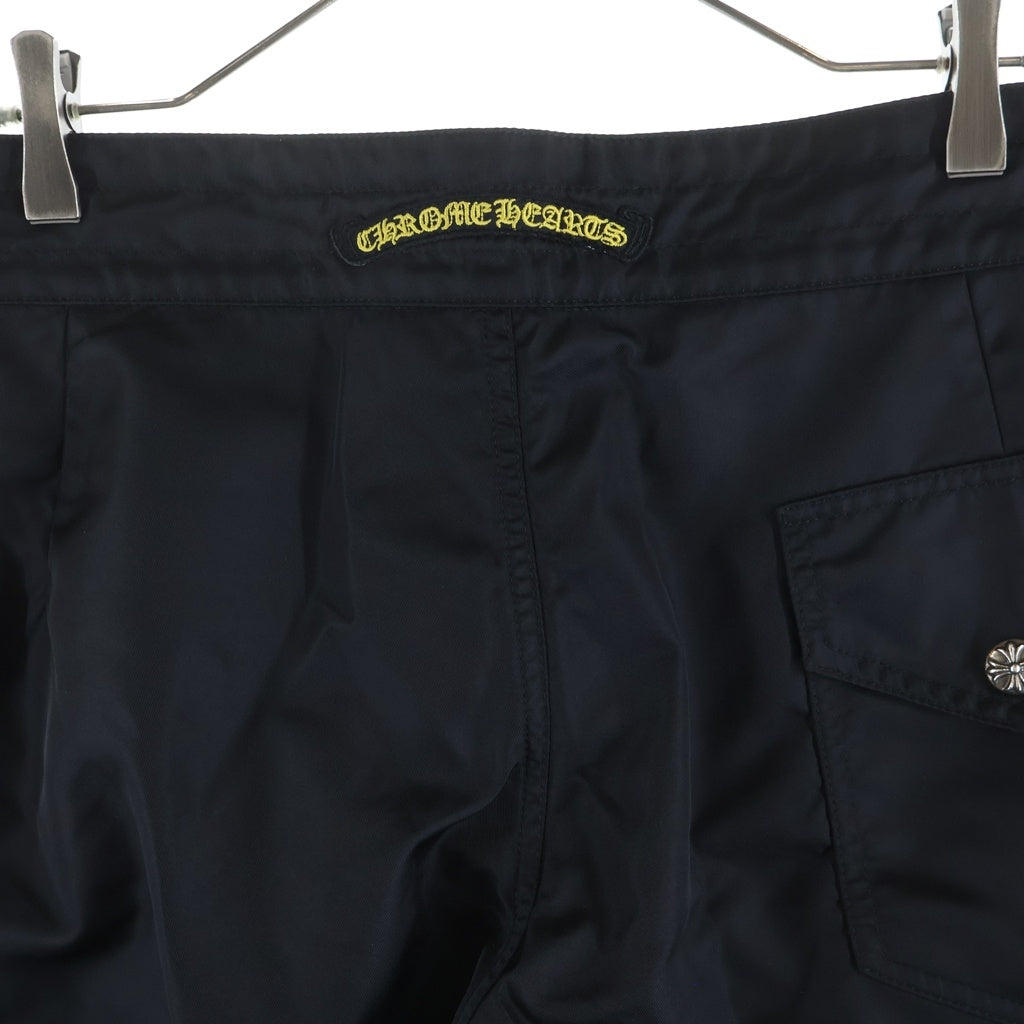 CHROME HEARTS(クロムハーツ) BRITCHES SHORTS CHパッチ ナイロンハーフパンツ ショーツ ブラック