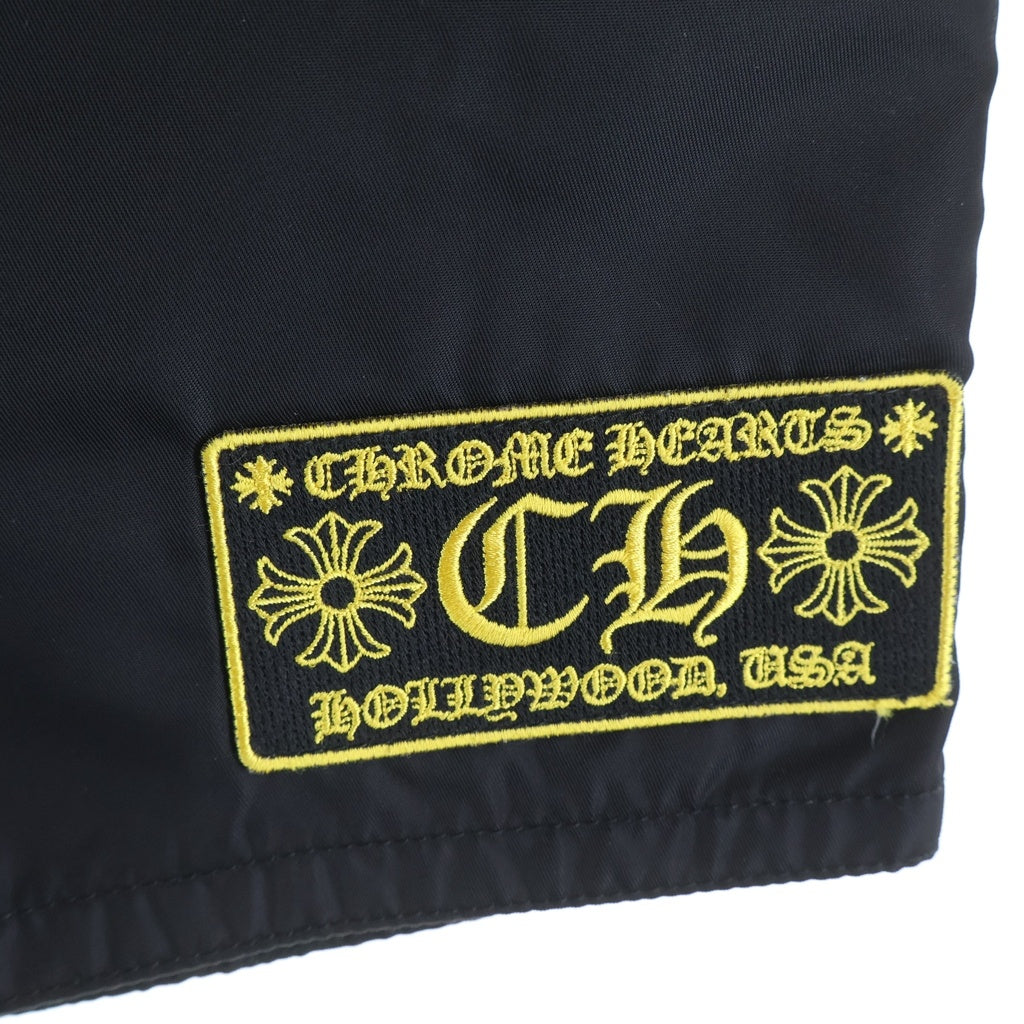 CHROME HEARTS(クロムハーツ) BRITCHES SHORTS CHパッチ ナイロンハーフパンツ ショーツ ブラック