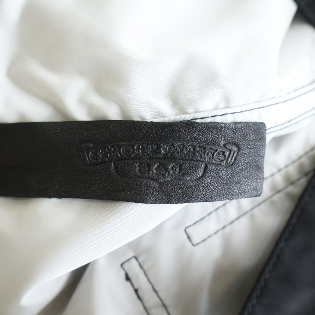 CHROME HEARTS(クロムハーツ) BRITCHES SHORTS CHパッチ ナイロンハーフパンツ ショーツ ブラック