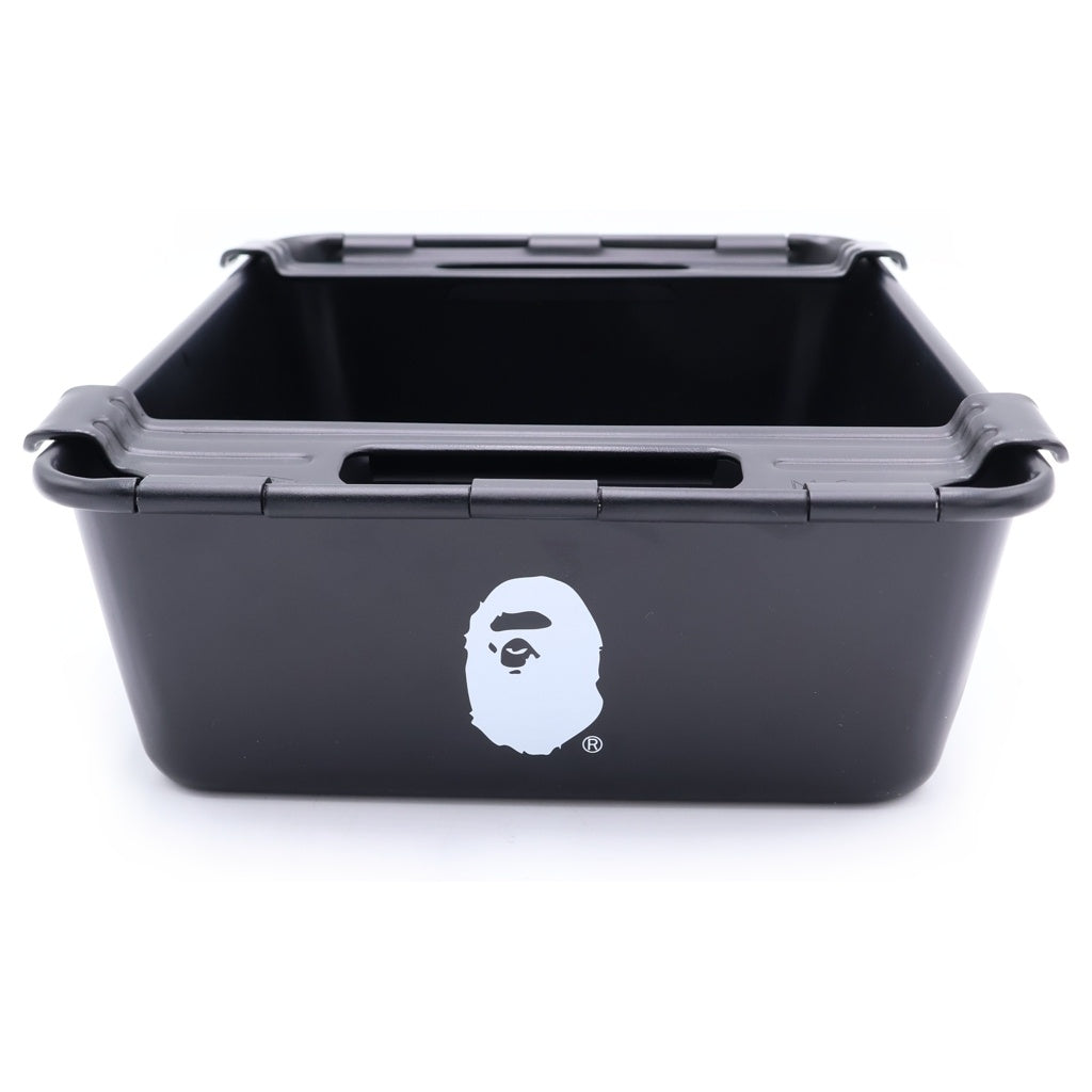 A BATHING APE(アベイシングエイプ) ×TOYOSTEEL STACKING BOX ×東洋スチール スタッキングマルチ ボックス ブラック
