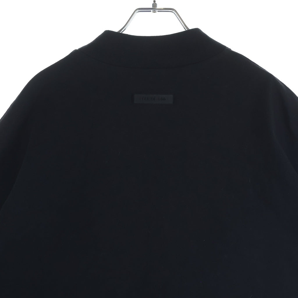 FEAR OF GOD ESSENTIALS(フィアオブゴッド エッセンシャルズ) S/S T-SHIRT ラバーロゴ 半袖Tシャツ ブラック